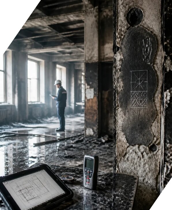 Обследование зданий после пожара в Майкопе от 15164 р. | ЭкспертизаРоссия