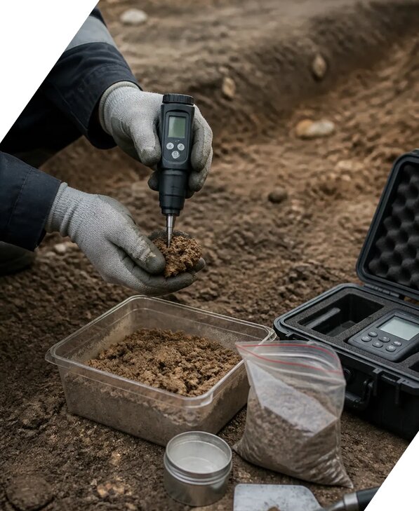 Определение влажности грунта в Майкопе от 1213 р. | ЭкспертизаРоссия