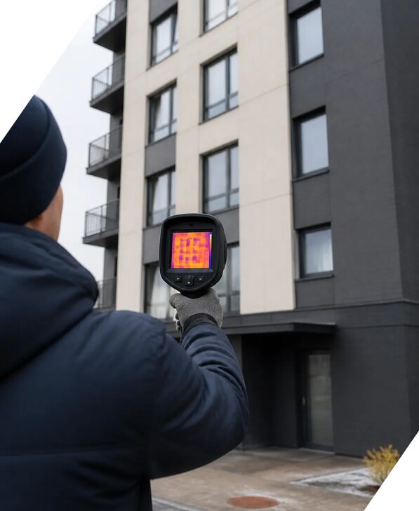 Тепловизионное обследование зданий в Майкопе от 5055 р. | ЭкспертизаРоссия