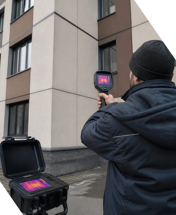 Тепловизионное обследование зданий и сооружений в Майкопе